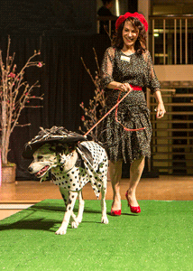 Walkin' the catwalk at Haught Dog 2014