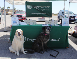 Kayla & Layah at the DogTrekker booth