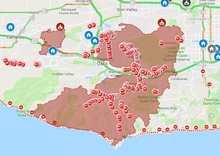 Woolsley & Hill Fires