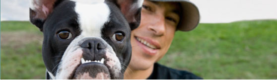 Dog with Boy Pets Lifeline