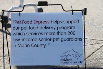 Pet Food Express Sign